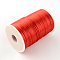 Polyester Cords, Satin Rattail Cord, Red, 2mm, about 98.42 yards(90m)/roll