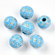 Easter Theme Printed Wood Beads&nbsp;WOOD-T032-22F-1