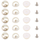 200Pcs Plastic Buttons&nbsp;KY-CL0001-01B-7