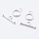 925 Sterling Silver Toggle Clasps&nbsp;X-STER-K167-078S-2