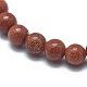 Synthetic Goldstone Bead Stretch Bracelets&nbsp;BJEW-K212-B-002-2