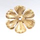 6-Petal Flower Iron Bead Caps&nbsp;IFIN-N3296-03-1
