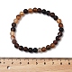 Natural Banded Agate/Striped Agate Bead Stretch Bracelets&nbsp;BJEW-K212-A-003-3