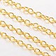 Brass Cable Chains&nbsp;CH038-G-1