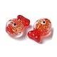 Handmade Foil Lampwork Fish Beads&nbsp;FOIL-Z001-01E-2