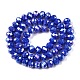 Electroplate Glass Beads Strands&nbsp;EGLA-A044-P8mm-B32-3