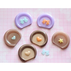 DIY Bear's Ear Shape Cabochon Silicone Molds&nbsp;LS-SIMO-B001-03