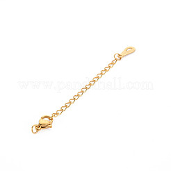 304 Stainless Steel Chain Extender&nbsp;STAS-N088-40G