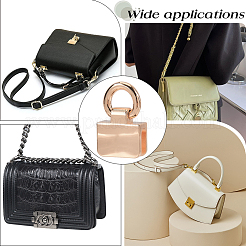 6Pcs Zinc Alloy Bag Buckles&nbsp;FIND-GF0006-89B