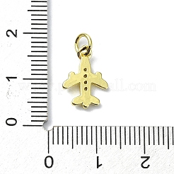 Brass Micro Pave Claer Cubic Zirconia Charms&nbsp;KK-H475-41G