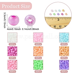 135G 9 Colors Glass Seed Beads&nbsp;SEED-YW0002-91
