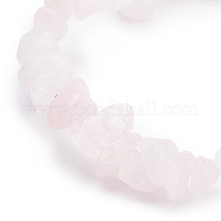 Natural Rose Quartz Chips Beaded Jewelry Set&nbsp;SJEW-JS01232-06