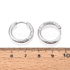 304 Stainless Steel Hoop Earrings&nbsp;STAS-T074-23P