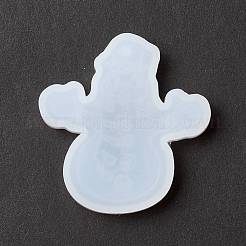 Christmas Theme DIY Snowman Pendant Silicone Molds&nbsp;DIY-K054-09