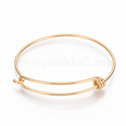 Adjustable 304 Stainless Steel Expandable Bangle Making&nbsp;STAS-S079-03B
