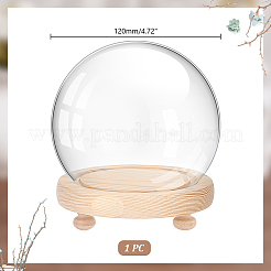 1Pc Glass Dome Cover&nbsp;DJEW-PH0001-40