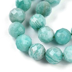 Natural Amazonite Beads Strands&nbsp;G-S345-8mm-25