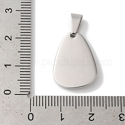 Non-Tarnish 304 Stainless Steel Pendants&nbsp;STAS-Z075-21P