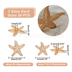 60pcs 3 Styles 1-Hole Zinc Alloy Shank Buttons&nbsp;BUTT-AR0001-09
