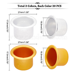 20Pcs 2 Colors Aluminum Candle Cup&nbsp;FIND-PH0004-53