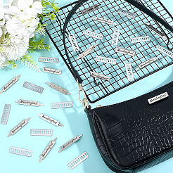 16 Sets Alloy Handcrafted Label&nbsp;DIY-PH0035-74P