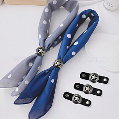 12Pcs PU Leather with Brass Scarf Buckle&nbsp;AJEW-CL0005-04