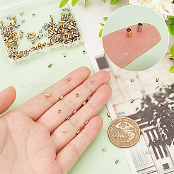 300Pcs 2 Colors Ion Plating(IP) 304 Stainless Steel Beads&nbsp;STAS-UN0048-45
