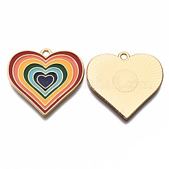 Alloy Enamel Pendants&nbsp;ENAM-T011-110A-NR