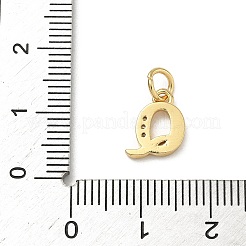 Brass Micro Pave Cubic Zirconia Charms&nbsp;KK-I382-03G-Q