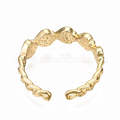 Brass Enamel Cuff Rings&nbsp;RJEW-N035-041-NF