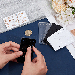 18Pcs 3 Colors Acrylic Earring Display Cards&nbsp;EDIS-WH0016-076