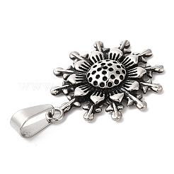 304 Stainless Steel Pendant Rhinestone Settings&nbsp;STAS-Q244-11AS