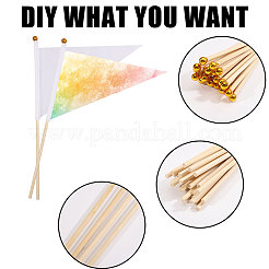 Polyester Flag with Bamboo Handle&nbsp;AJEW-WH0314-926