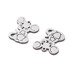 201 Stainless Steel Charms&nbsp;STAS-V001-08