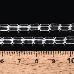 Transparent Glass Beads Strands&nbsp;GLAA-T028-14T-05