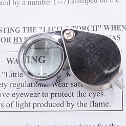 Stainless Steel Folding Jewelry Loupe&nbsp;TOOL-L010-005