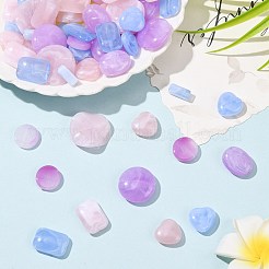 72Pcs 9 Styles Imitation Gemstone Acrylic Beads&nbsp;OACR-FS0002-82