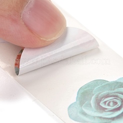 3D Flower & Heart Pattern Roll Stickers&nbsp;DIY-B031-05