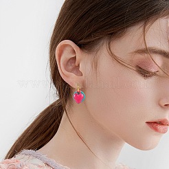 DIY Love Dangle Earring Making Kits&nbsp;DIY-SZ0008-61