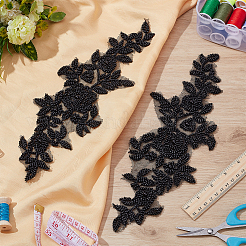 2Pcs Sew on Flower Appliques&nbsp;DIY-WH0060-51B