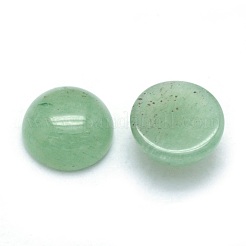 Natural Green Aventurine Cabochons&nbsp;G-P393-R15-10mm