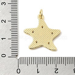 Brass Micro Pave Clear Cubic Zirconia Pendants&nbsp;KK-Z160-18G-02