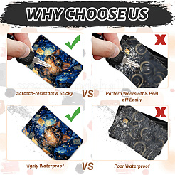 Plastic Waterproof Card Stickers&nbsp;STIC-WH0032-023