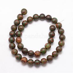 Tibetan Style Mixed Pattern dZi Beads&nbsp;G-K166-03-10mm-L2