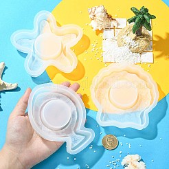 3Pcs 3 Styles Sea Animal Theme Candlestick Silicone Molds&nbsp;ST-CJ0043-075