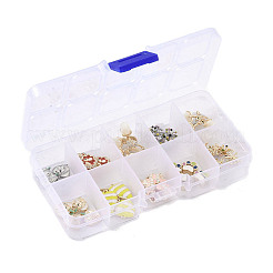 40Pcs 10 Styles Brass Enamel Charms&nbsp;KK-A218-07