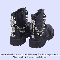 2Pcs Aluminium Boot Strap Chains&nbsp;HJEW-SP00027