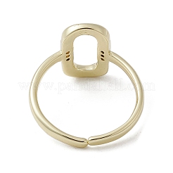 Brass Adjustable Rings&nbsp;RJEW-K257-88A-G