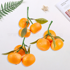 6Pcs Foam Simulated Orange Model&nbsp;AJEW-SP0003-61