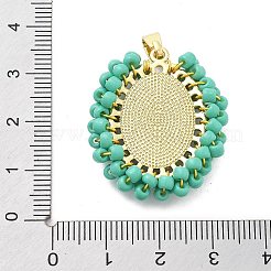 Rack Plating Brass Charms&nbsp;KK-M082-01H